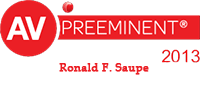AV | Preeminent | Ronald F. Saupe | 2013